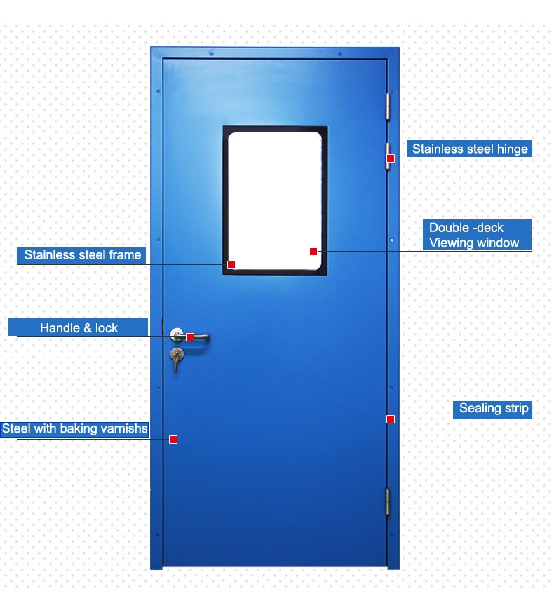 CE Standard Hospital Operating Room Door Operating Theatre Door