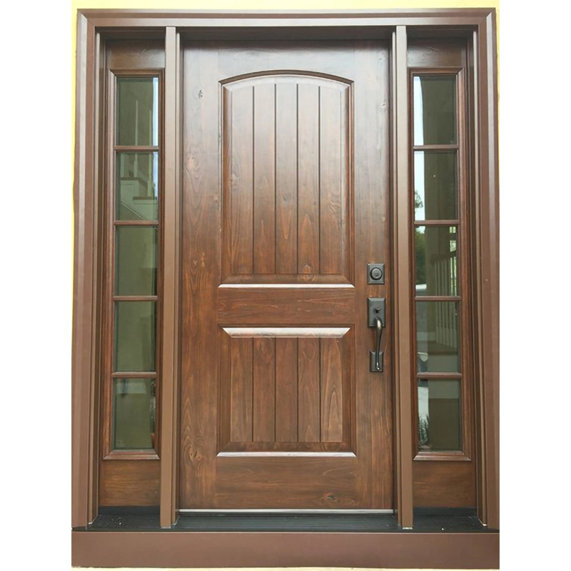 Original Factory Front Door with Sidelites Exterior Doors External Wooden Glass