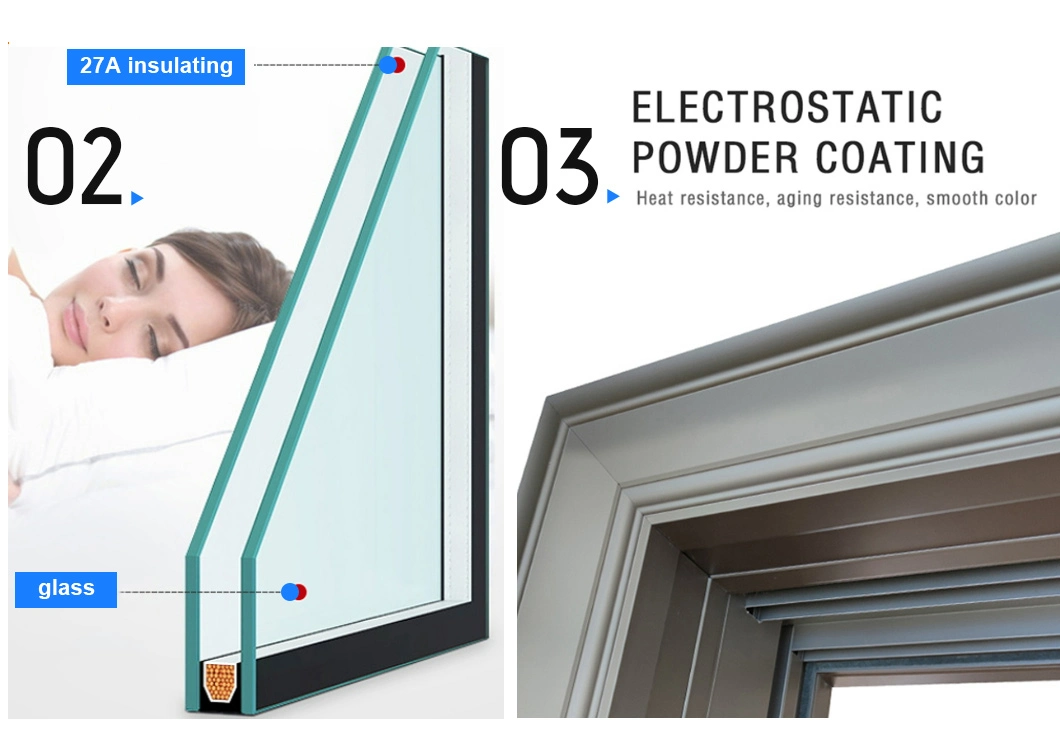 Apartment External Low Price Aluminium Profile Frame Glass Sliding Door