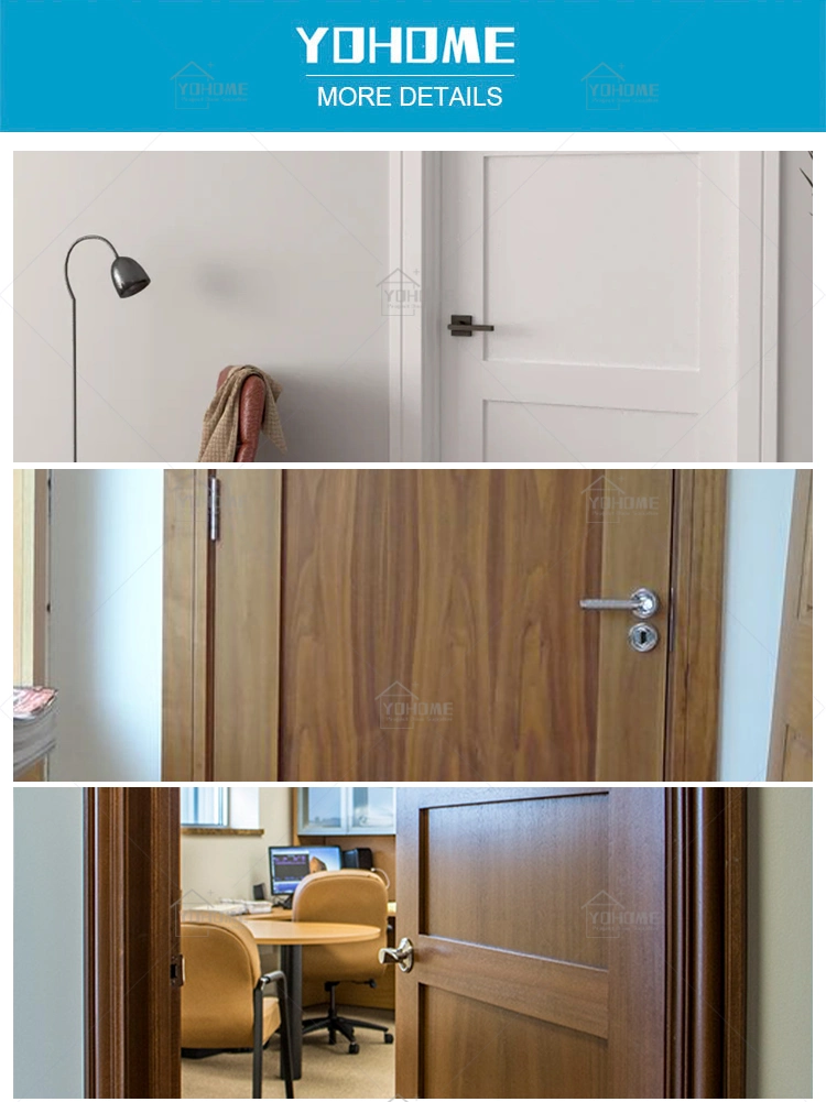China Top Manufacturer Custom Paneled Solid Wood Shaker Door Shaker Oak Internal Door Shaker Primed Interior Wood Door Interior Shaker Door for Room