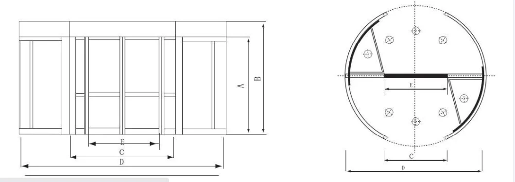 Modern Style Revolving Door for Hotel and Office Building Entrance, Front Doors