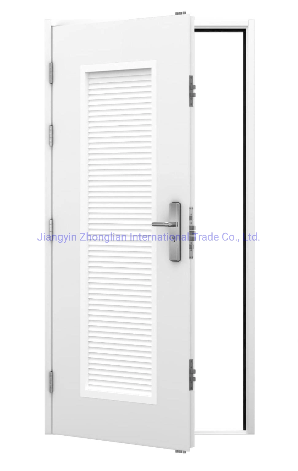 China Factory Wholesale Steel Security Paneled Door Cold Rolled Plate Steel Safety Door