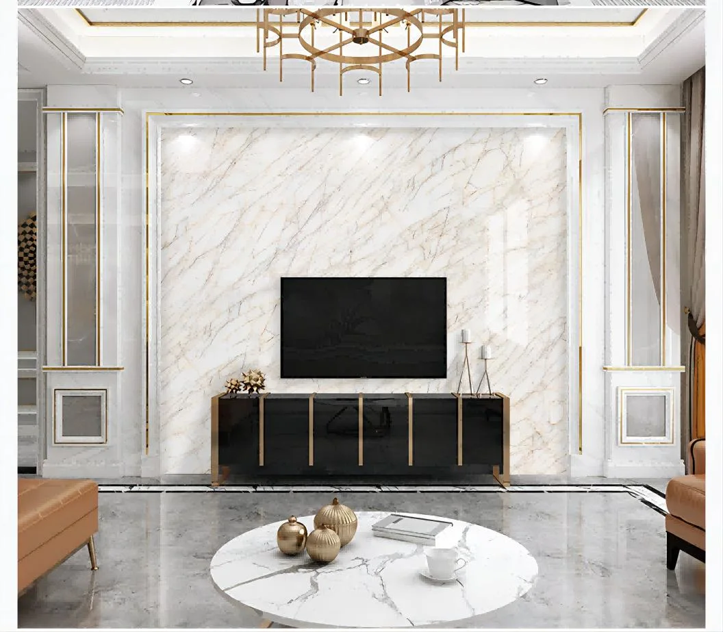 PVC Wall Sheet UV Coating Board PVC Marble Sheet for Interior Decoration