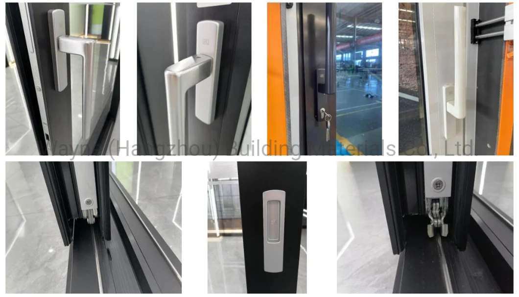 Double Triple Glazing Lift Sliding Aluminium Aluminum Glass Entrance Door with Screen Apartment Exterior Interior Patio Balcony Bi Folding Windows and Doors