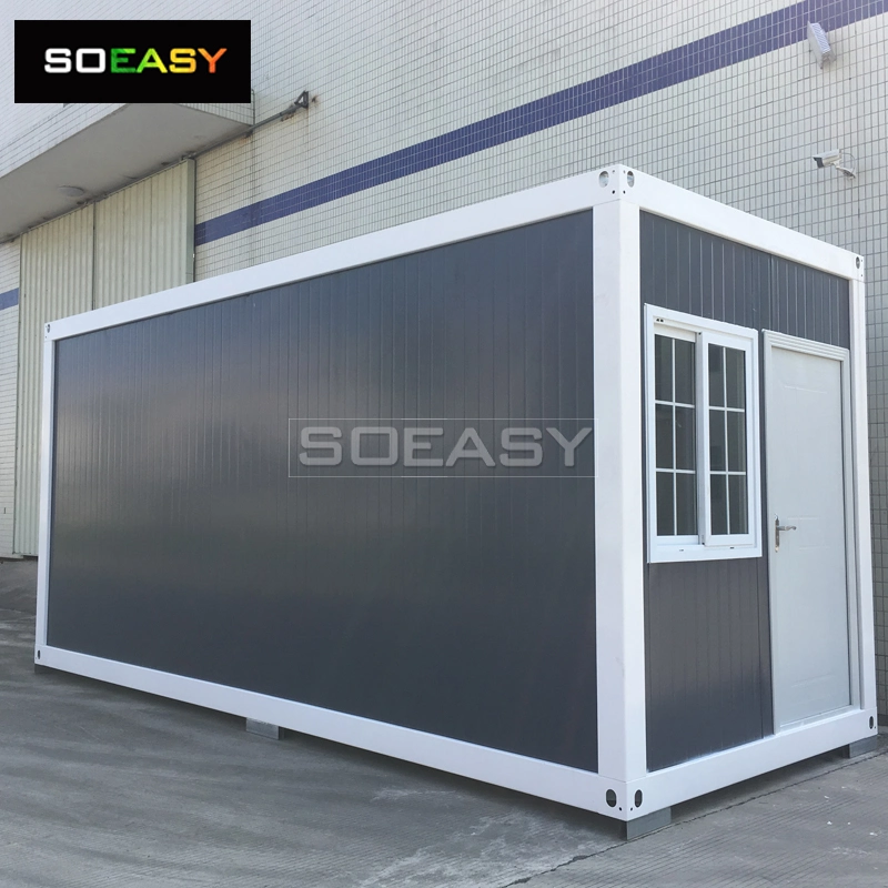 High Quality Steel Frame Portable Folding Flat Pack Container Shop with Rolling Door
