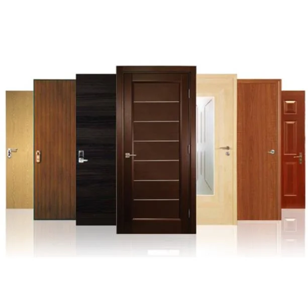 OEM Service Manufacturer Custom Internal Bedroom Door Modern Temporary Design Solid Wooden Doors