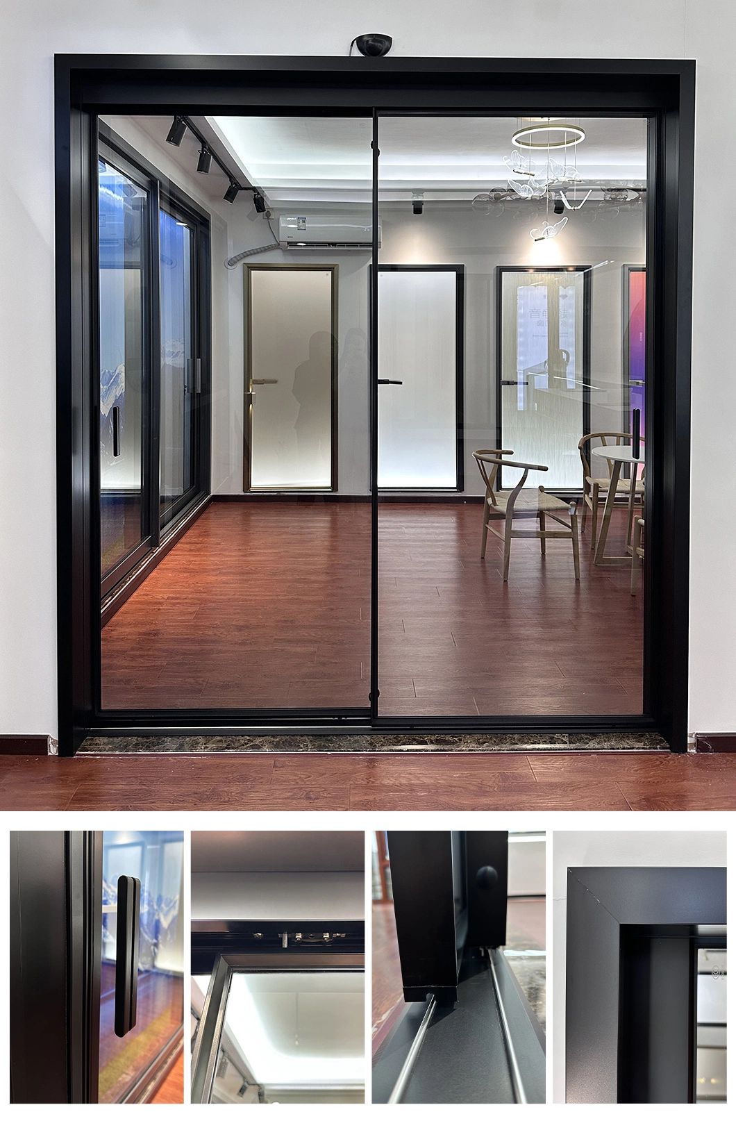 Australian Style Modern Double Glazed Glass Window External Patio Door Exterior Soundproof Balcony Aluminum Sliding Doors