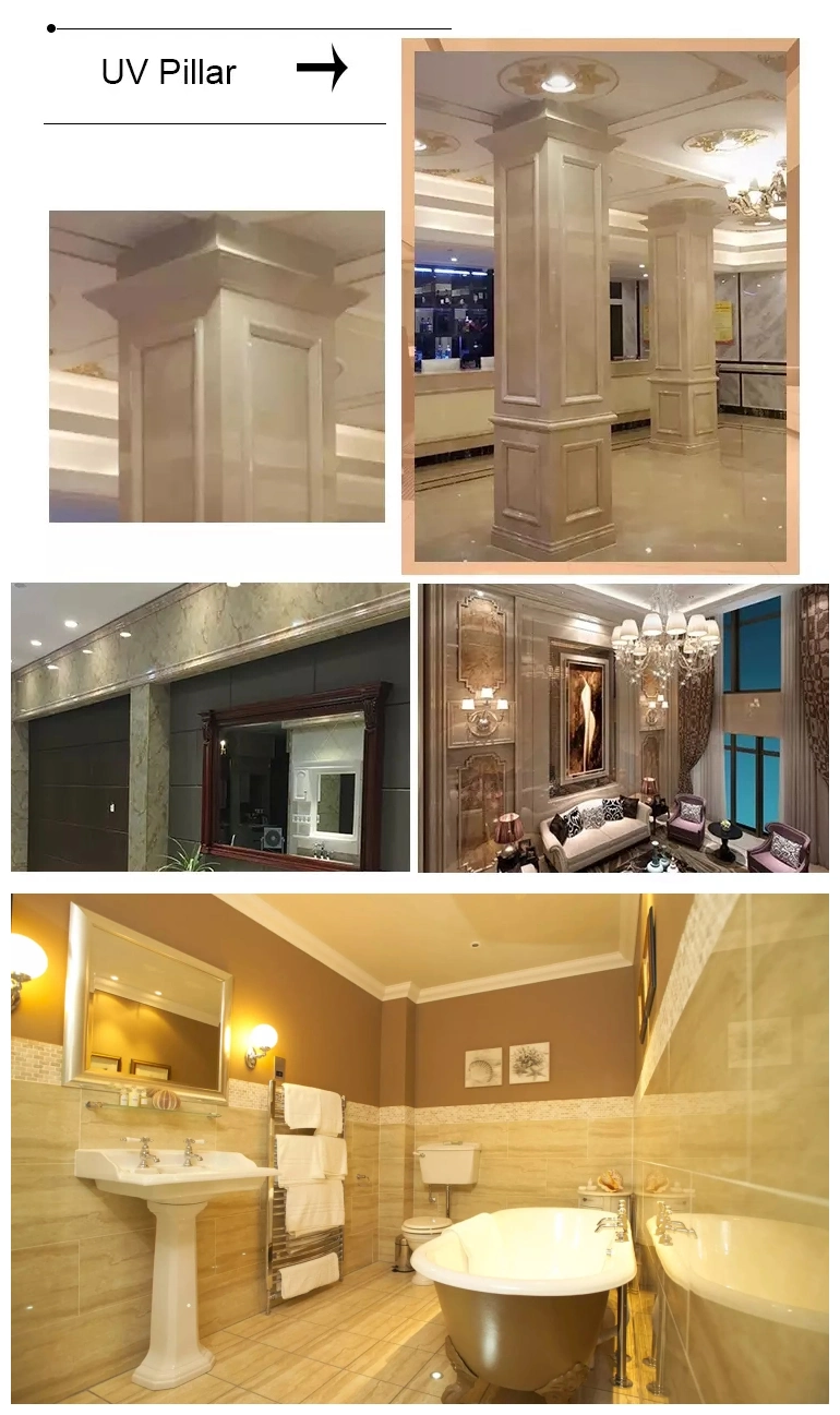 Interior Decorative PVC UV Marble Board High Glossy UV Marble PVC Wall Panels Sheet ceiling