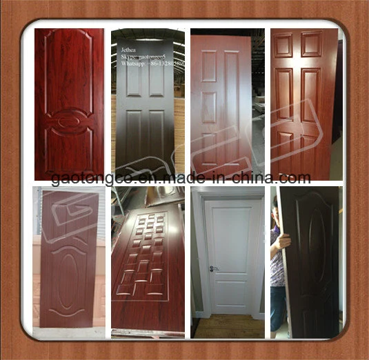 820*2050*3mm White Primer MDF HDF Moulded Door Skin Panel Interior Wooden Door