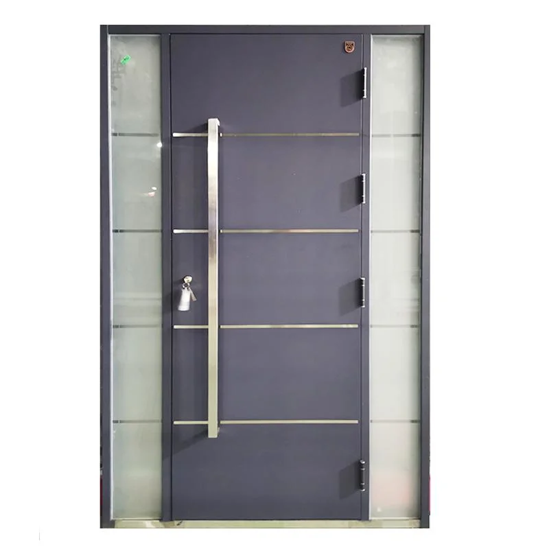 Hot Sale Security Stainless Steel Single Gate Door Exterior Metal Security Front Entry Doors for Houses