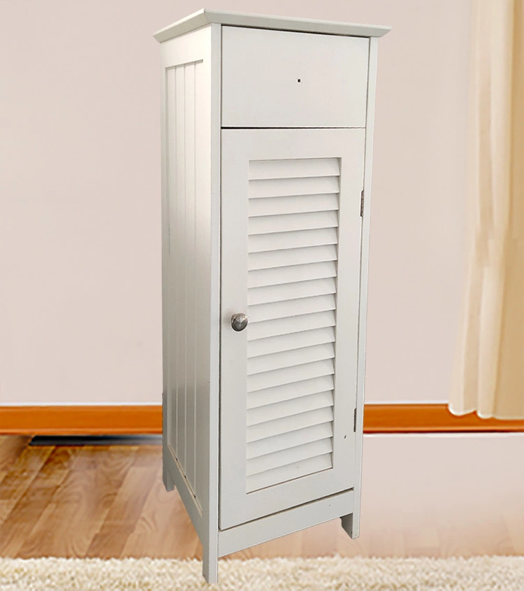 Large Capacity Storage and Storage of Household Living Room, Louvered Door Foyer Cabinet