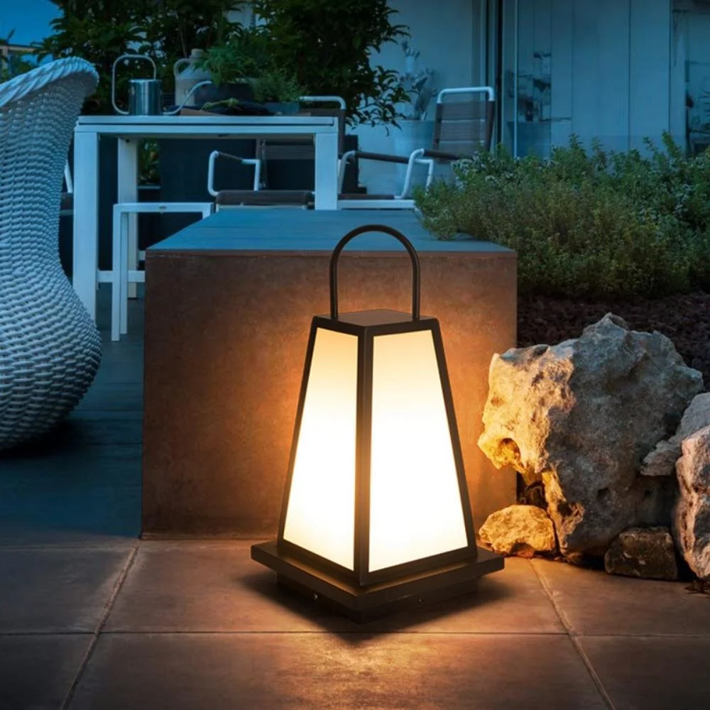 Rainproof Floor Lamp Waterproof Lamp Dock Mount Base Large Pillar Outdoor Acrylic Metal Cover Pond Lighting Bl20021