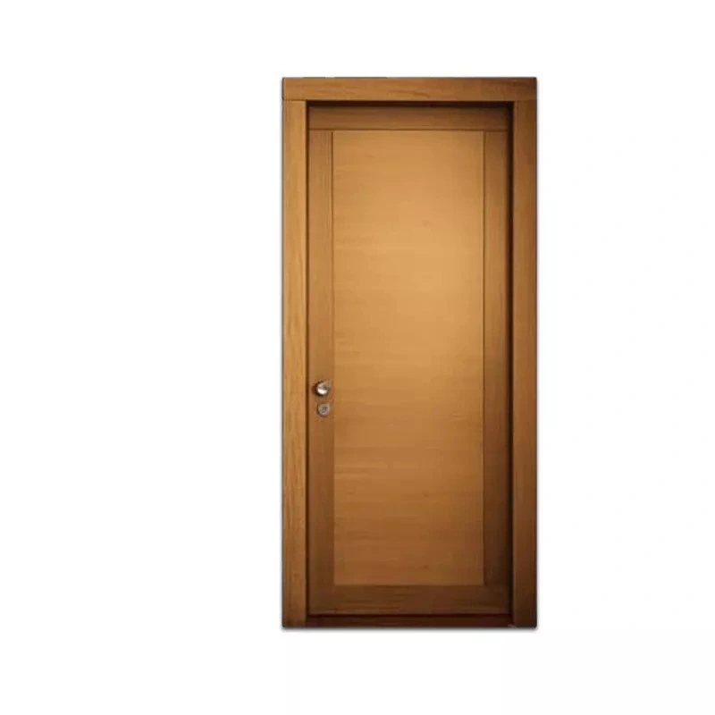 Interior Entry Aluminum Frame Wood Soundproof PVC Glass Door