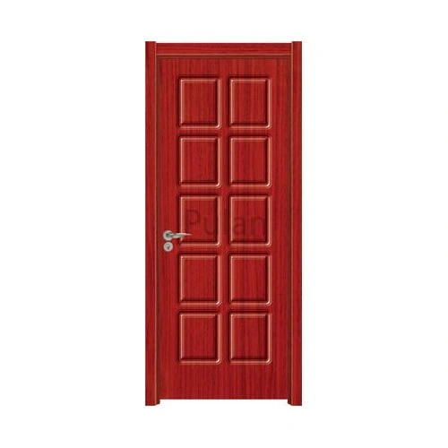 Good Quality Interior Wood Doors Cheap Price Classic Style PVC Laminated Door