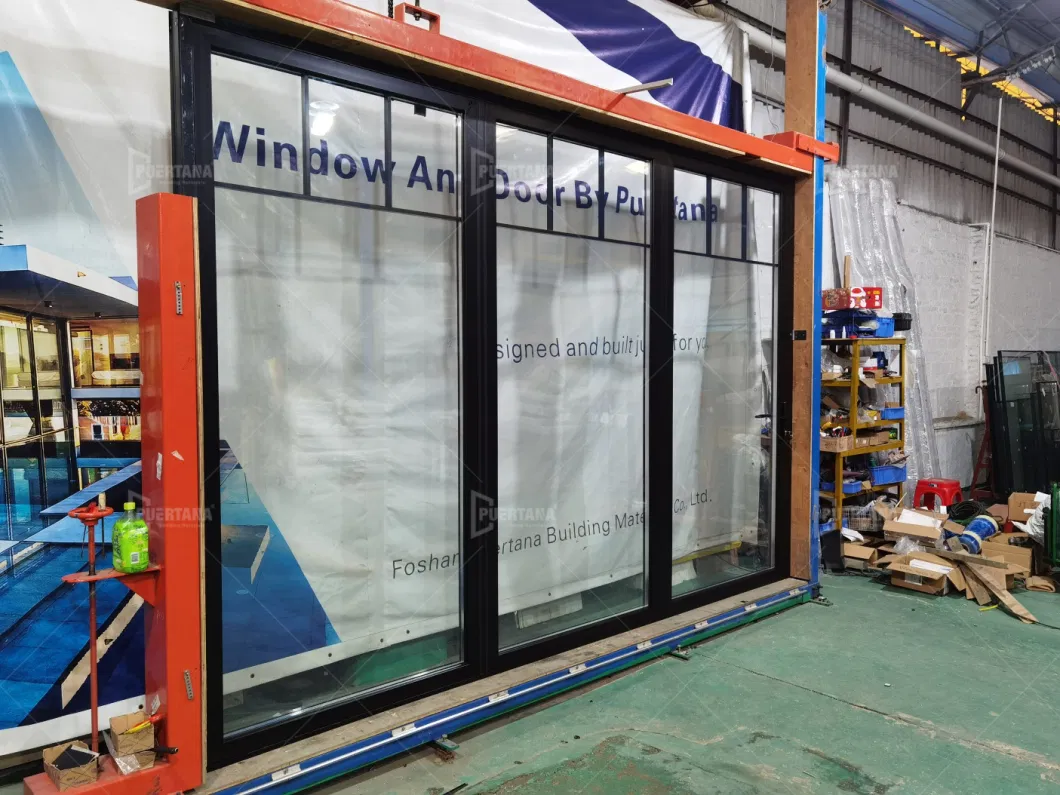 Commercial Storefront Double Glazed External Bi Folding Door