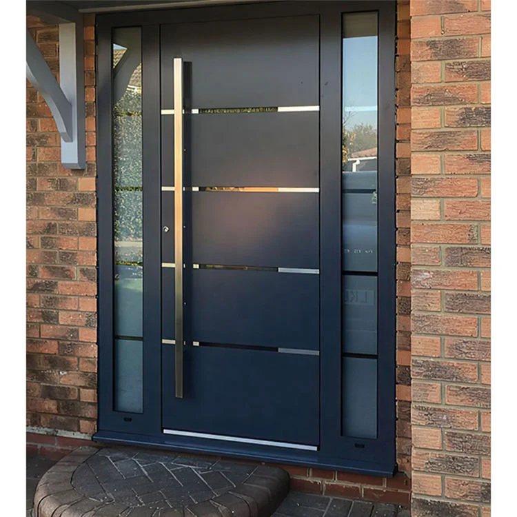 High Quality Exterior Entrance Front Main Gate Modern Residential Steel Security Door