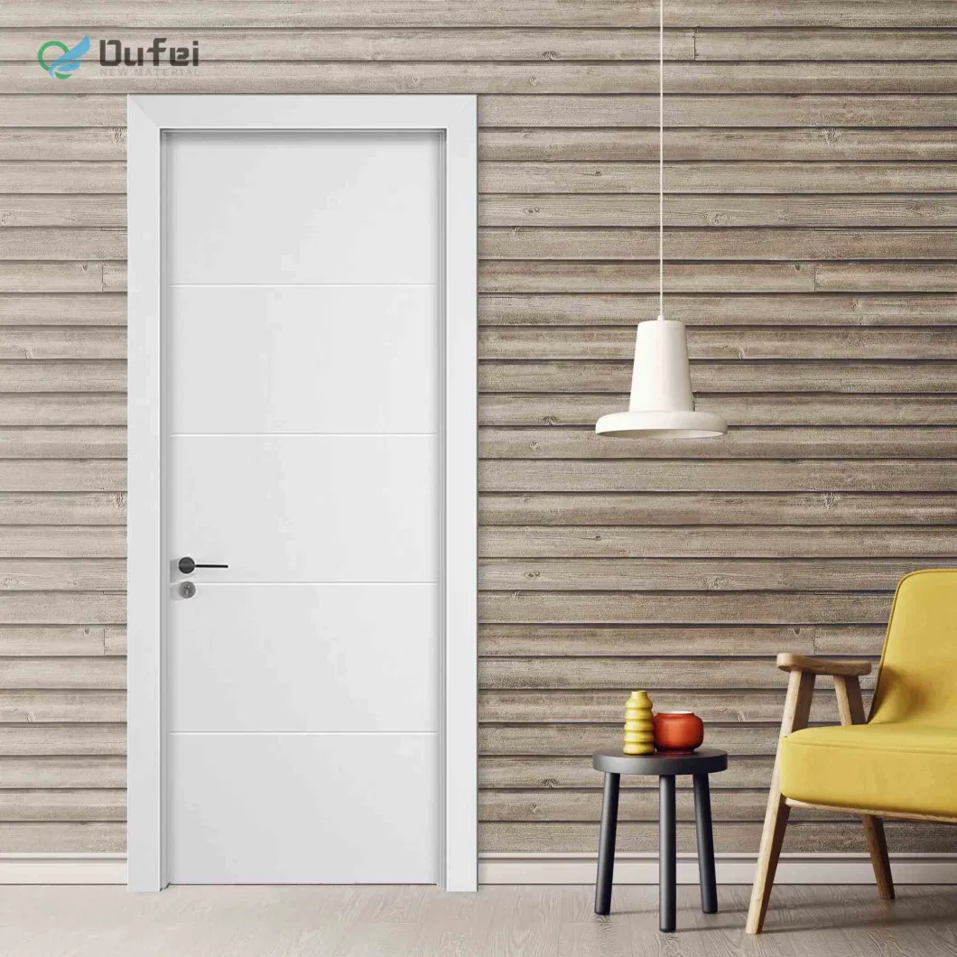 Oufei New Building Material Wood Plastic Composite Interior Hollow WPC Doors