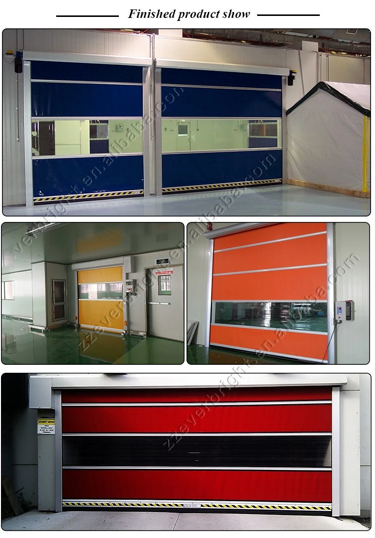 Good Looking Electric/Remote/Manual PVC High Speed Door with Lower Price