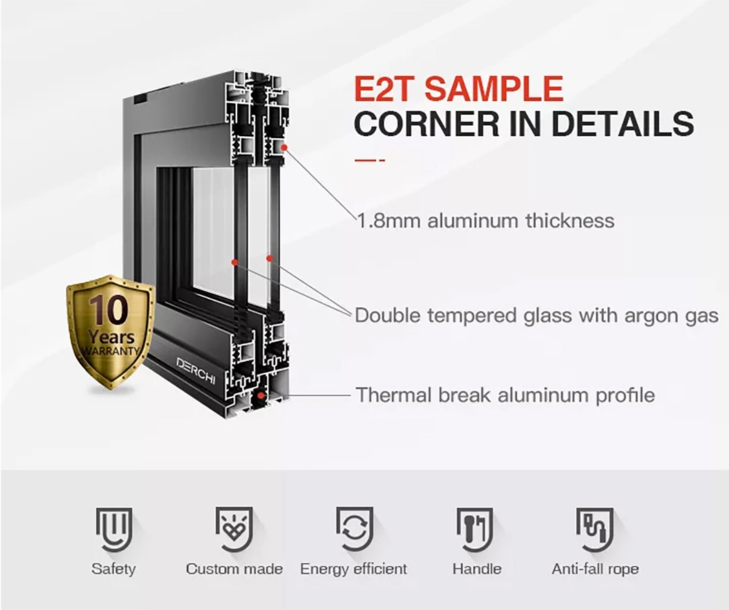 Latest Front Door Designs Security Stainless Frame Double Glass Exterior Aluminium Sliding Door Aluminum Doors Sliding Windows