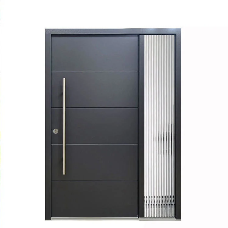 Hot Sale Security Stainless Steel Single Gate Door Exterior Metal Security Front Entry Doors for Houses
