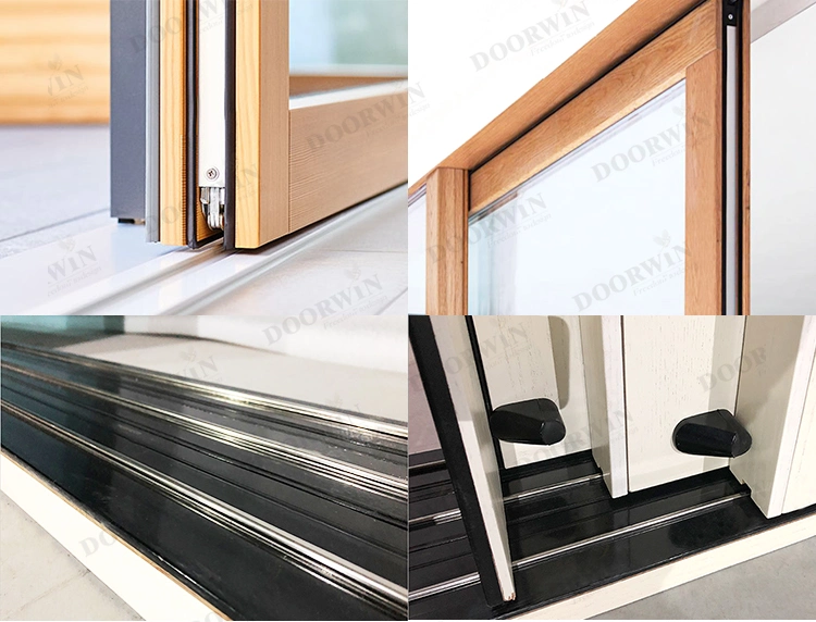 Factory Manufacture Double Glazed Bullet Proof 3 Panel 10 Foot Glass Multi Slide Patio Door Price Exterior Security Sliding Doors