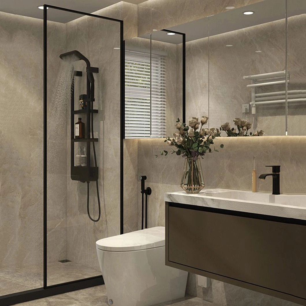 Qian Yan Shower Room Handle Series China Swing Door Frame Manufacturers ODM Custom 3m Length Wood Frame Glass Door