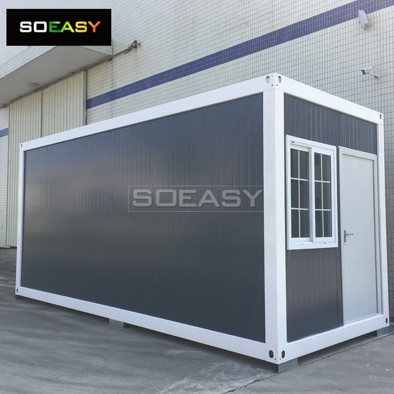 Prefabricated Modular Steel Frame Folding Flat Pack Rolling Door Container Shop