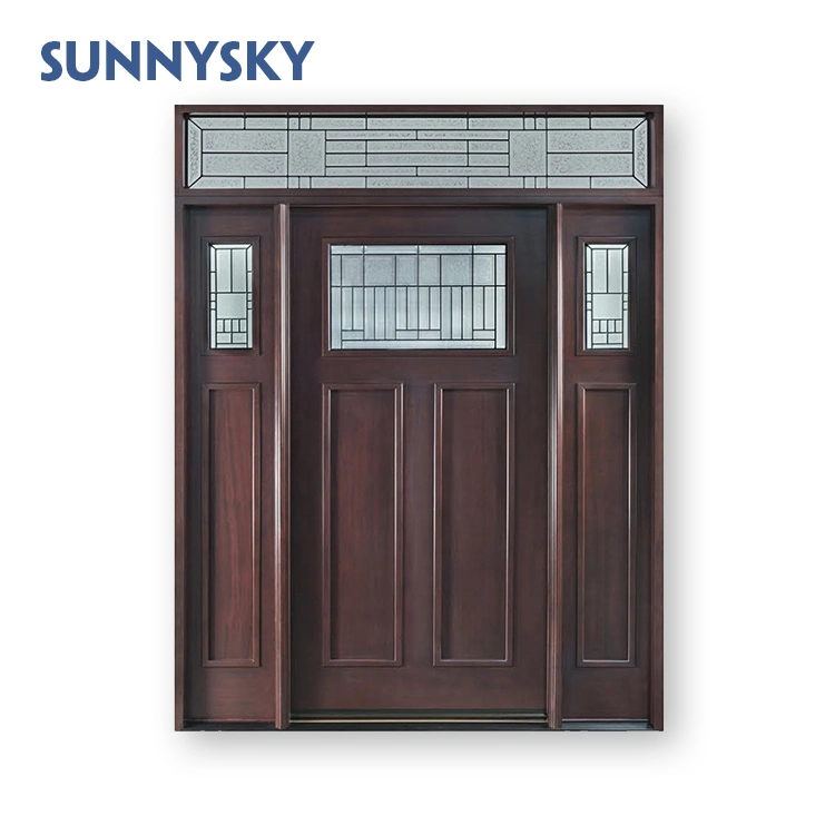 New Design Kitchen Large Solid Wood Front Wooden Manufacturers Door in Qatar