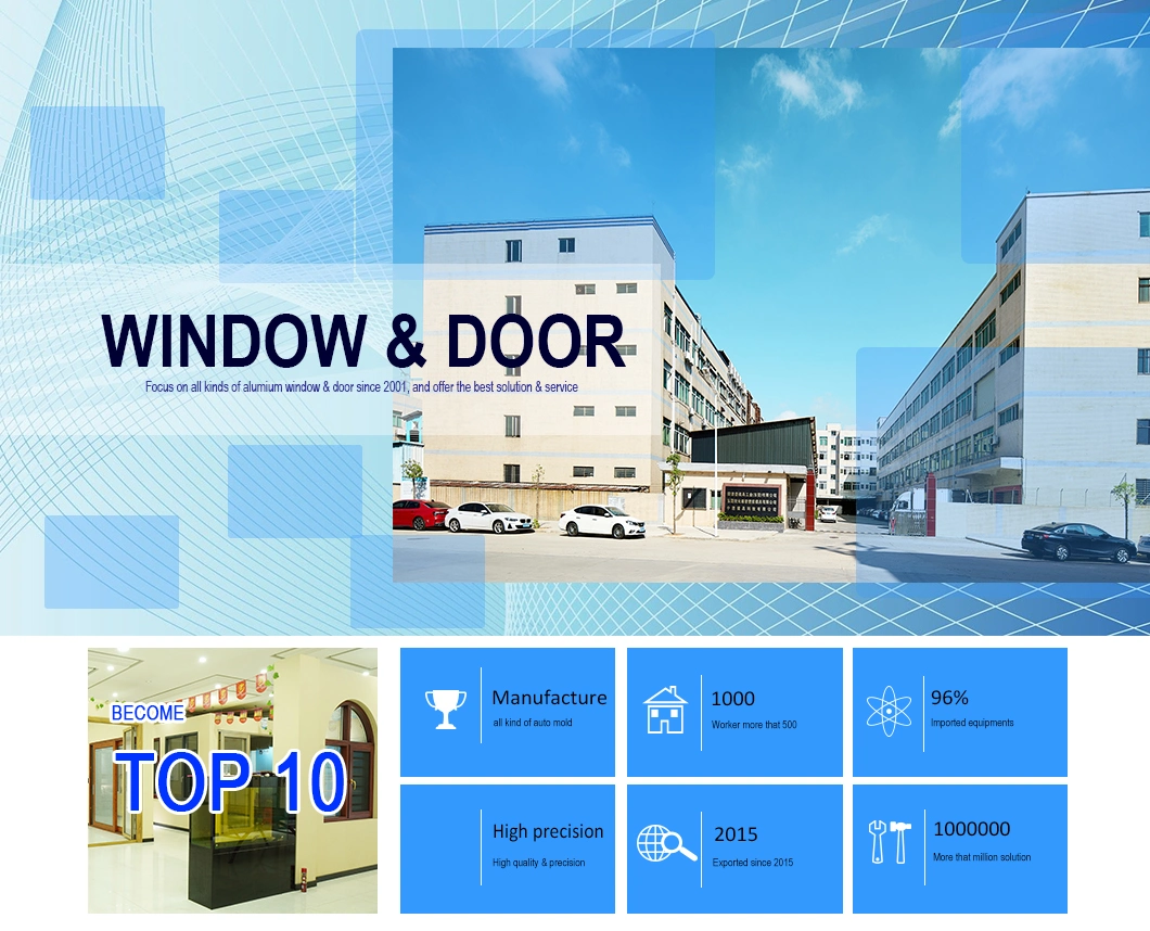 Populor China Manufacture Modern House Aluminium Glass External Door