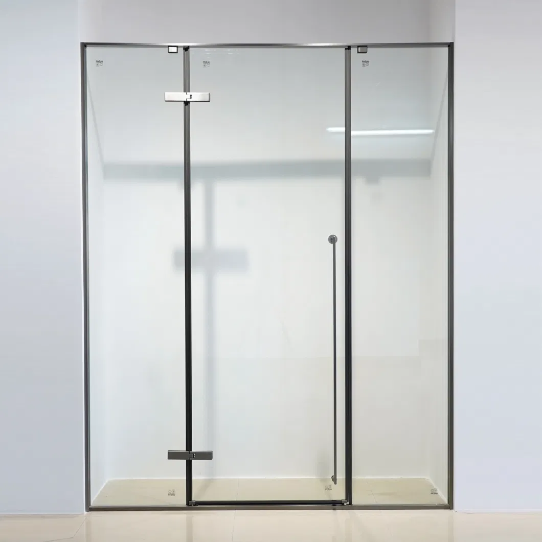 Fashion Style 8mm Framed Hinged Tempered Glass Shower Door Enclosure Room