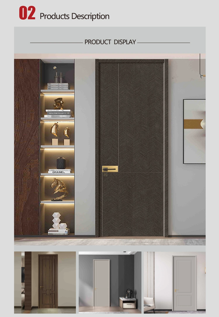Cheap Internal Interior Bedroom Apartment Wooden Panel Design Door