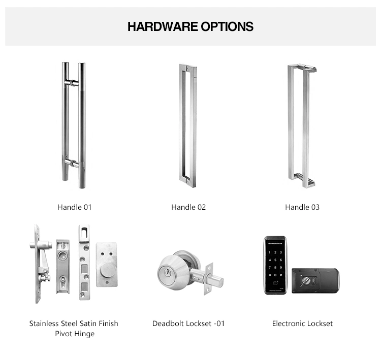 Villa Factory Price Model Design Entrance Modern Pivot Exterior Front Wood Door