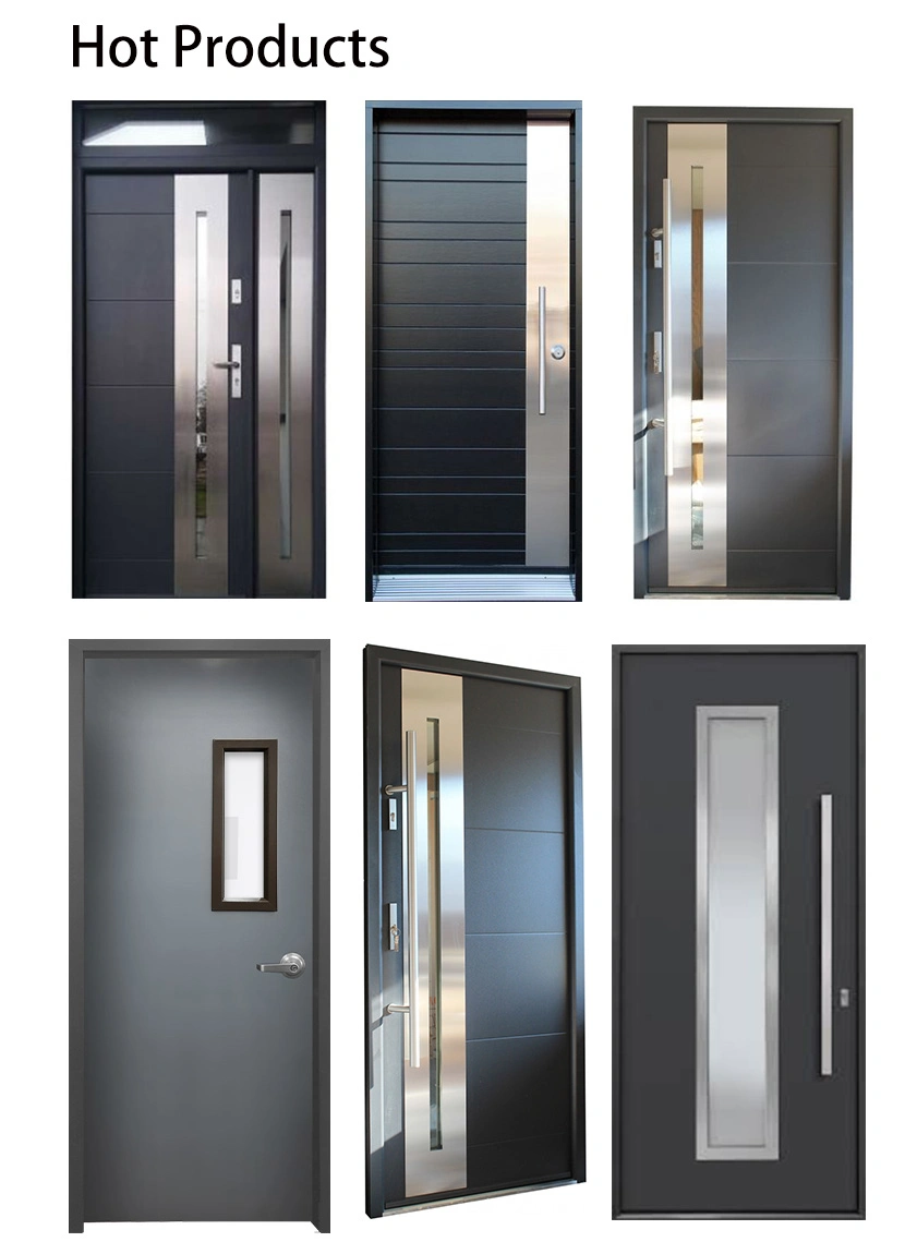 New Style Fireproof External Door Security Steel Door