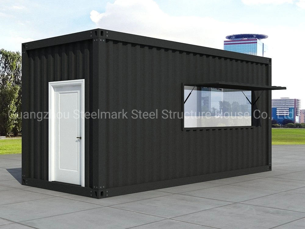 40FT Special Shiping Container Bar Customized Equipment Shipping Bubble Tea Container Glass Door Container Bar Cafe Shop