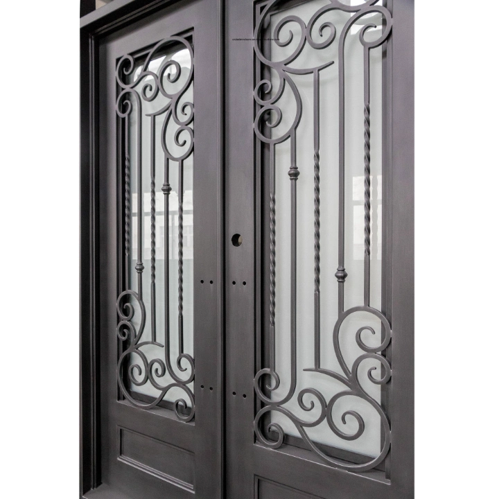 Stunning Look Luxury External Wrought Iron Front Main Entrance Security Door