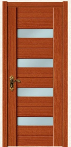 2023 OEM/ODM European Style Interior Front MDF Combine Wood Doors with Quality Glass Door More Color Option for Home