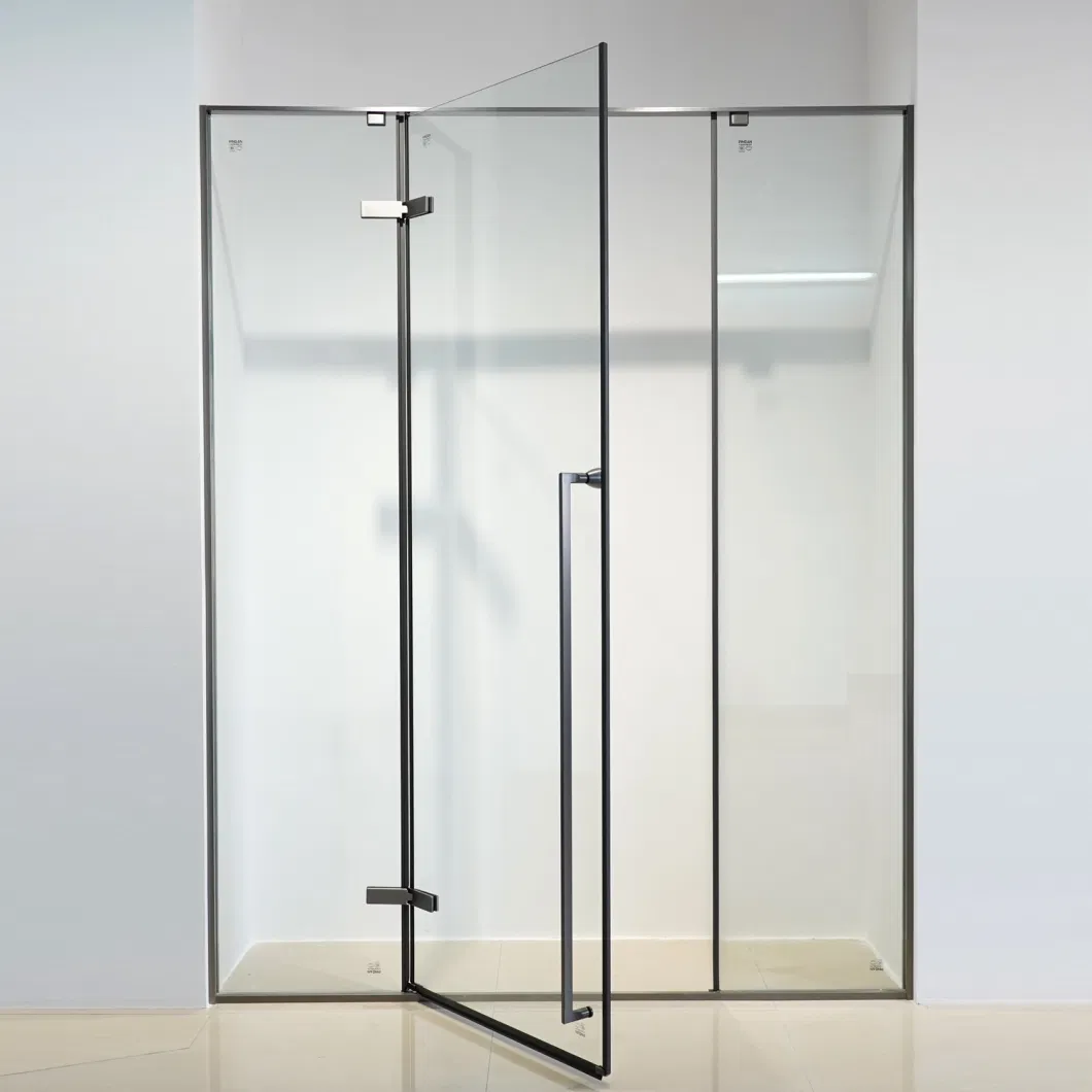 Fashion Style 8mm Framed Hinged Tempered Glass Shower Door Enclosure Room