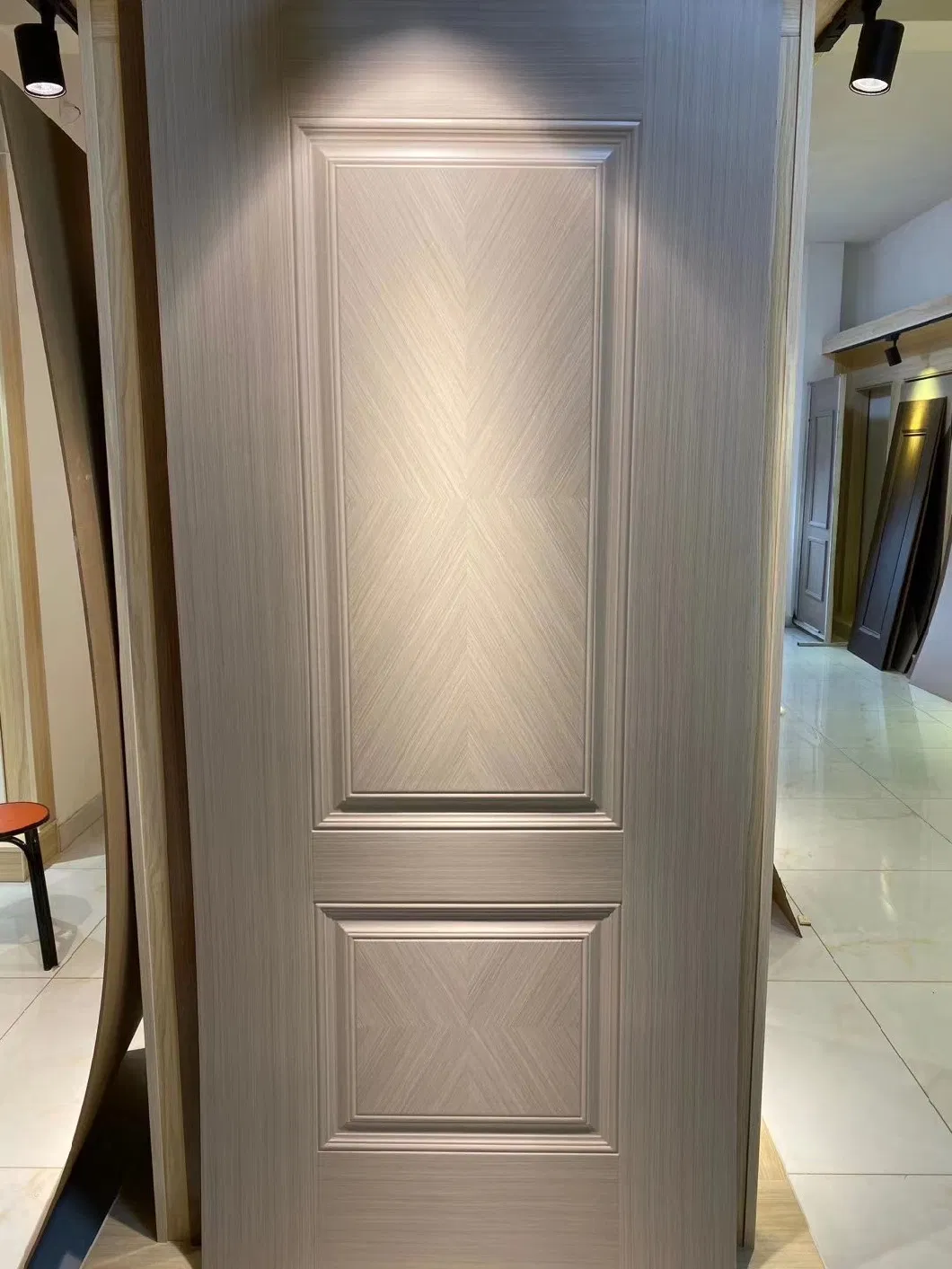 China Top Manufacturer Custom High Quality Bedroom Door Internal Room Door Design Modern Interior Wooden Door