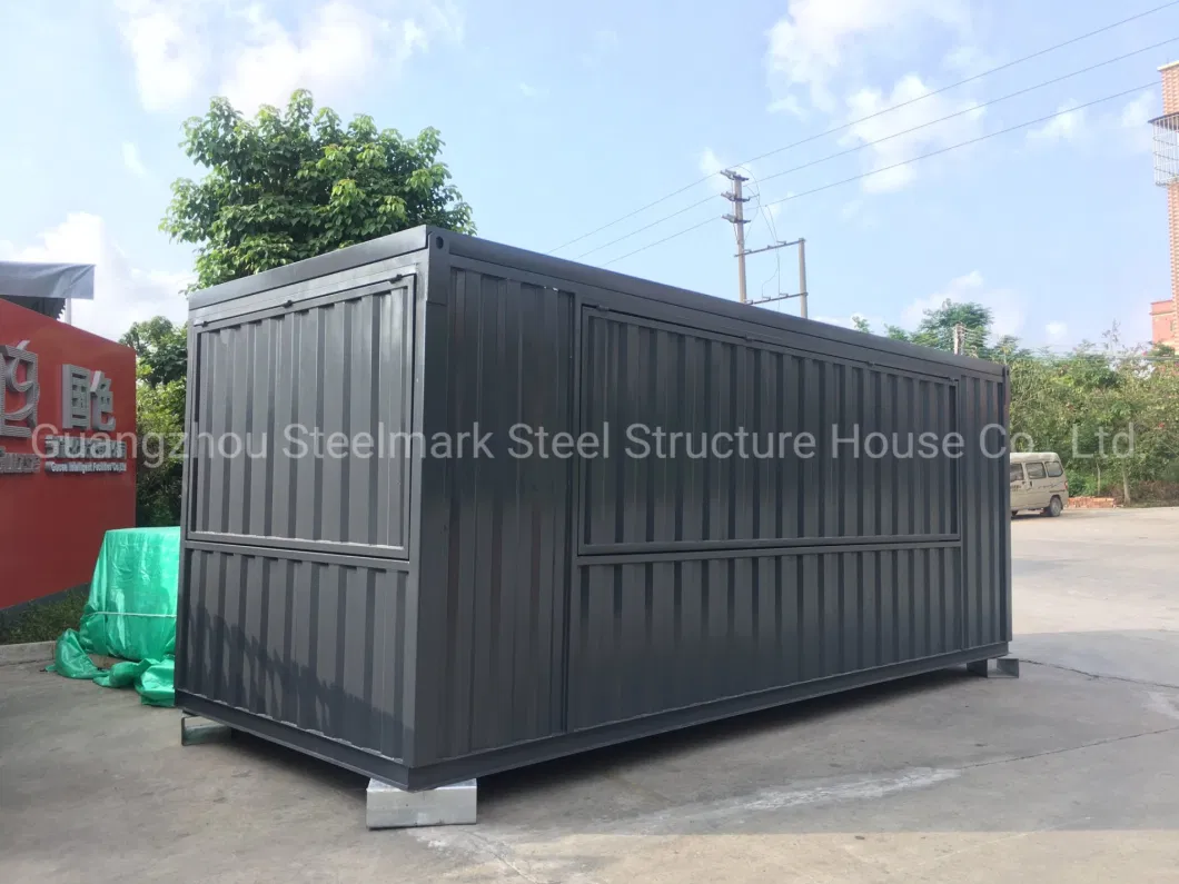 40FT Special Shiping Container Bar Customized Equipment Shipping Bubble Tea Container Glass Door Container Bar Cafe Shop