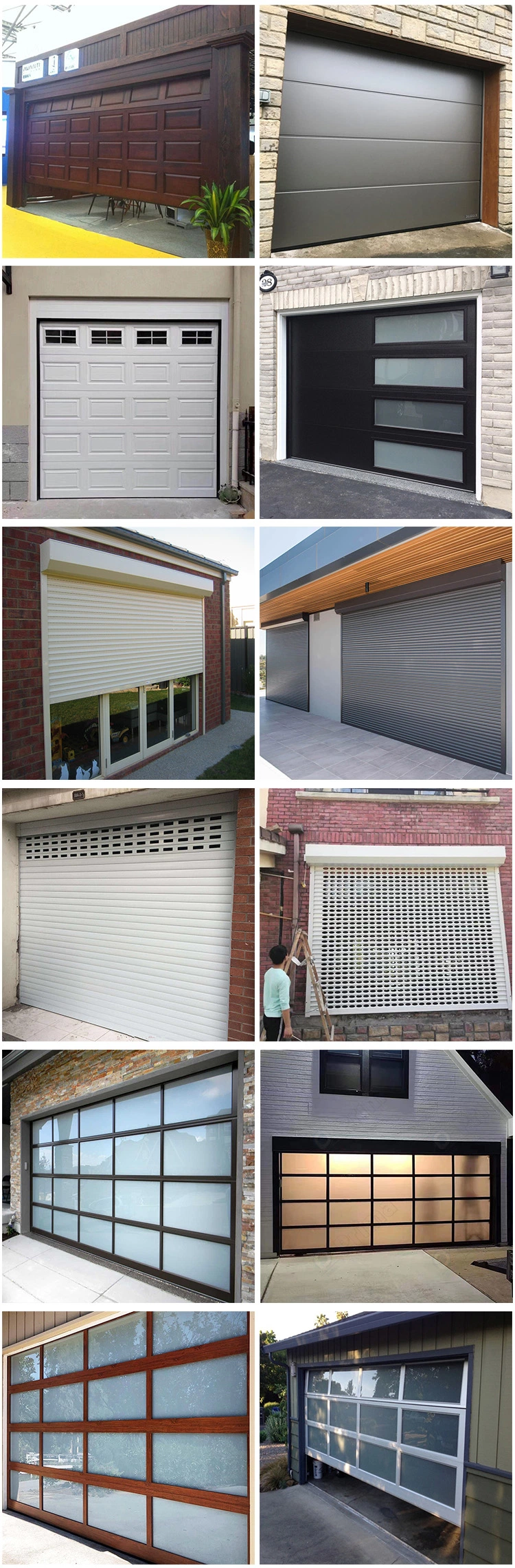 Orient in Stock Glass Sectional Garage Door House Project Aluminum Garage Doors Garage Door Remote