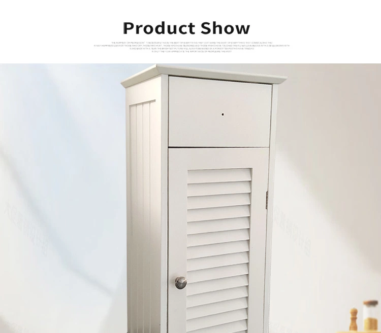 Large Capacity Storage and Storage of Household Living Room, Louvered Door Foyer Cabinet