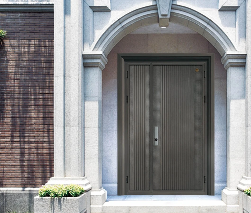 Fashion Exterior Security Front Wood Door American Style Custom Flat Interior Door