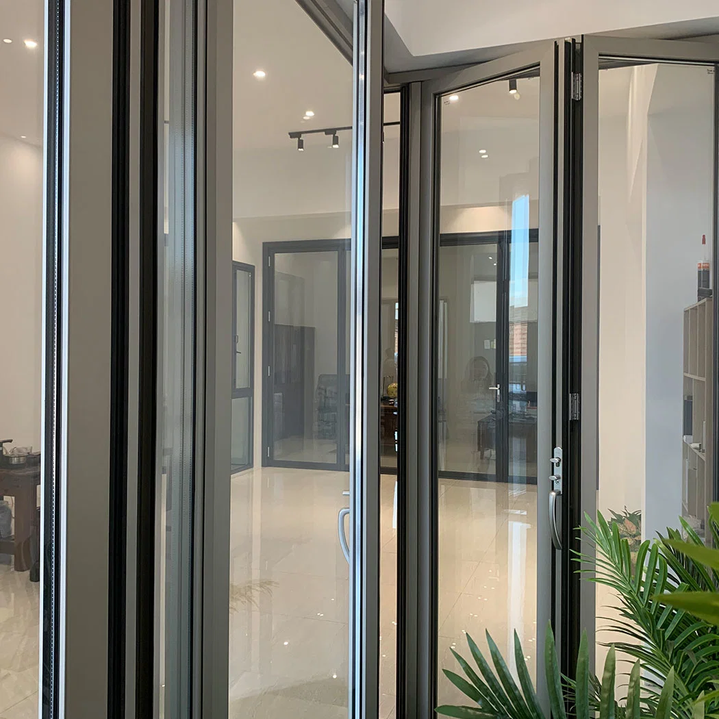 Custom Aluminium Glass Folding Patio Exterior Double Bifold Patio Doors|Internal Bifold Doors|External Bifold Doors|Installing Bifold Doors