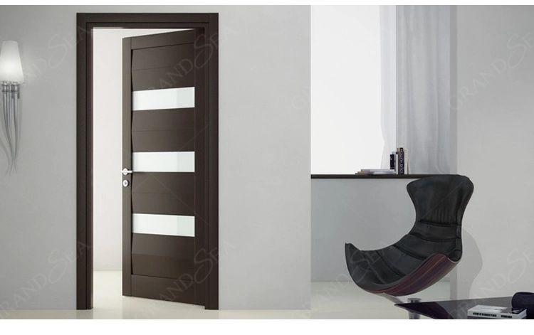 Deluxe Modern Custom Interior Swing Door Solid Wood Interior Door