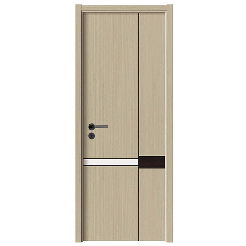 Modern Design Soundproof Hotel Door Internal Bedroom Waterproof WPC PVC Solid Interior Wooden Doors for Room