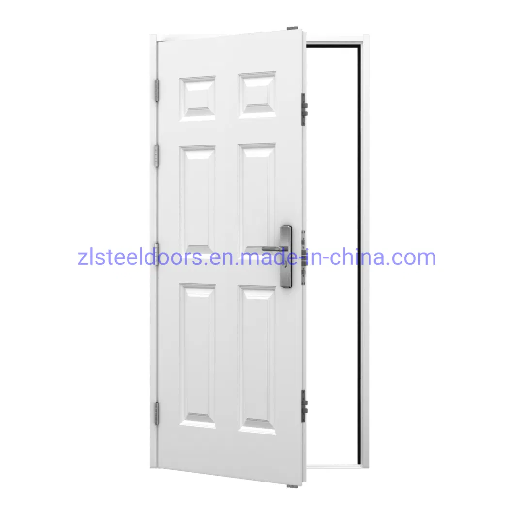 European Modern Style Heavy Duty Security Steel Front Doors Apartment Doors Swing Doors