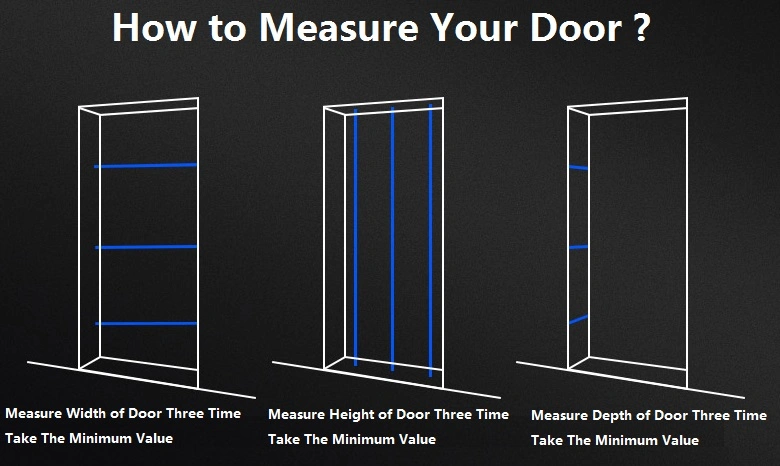 Safe and Good Quality Modern Exterior Armored Cast Aluminum External Door for House Decoration