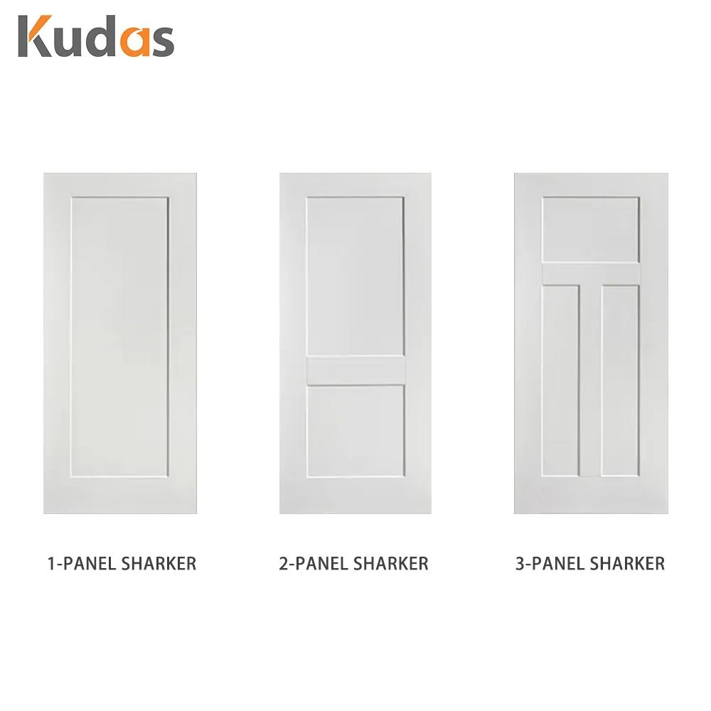 High Quality Custom Nordic Modern Simple Solid Wood Oak Interior Shaker Door