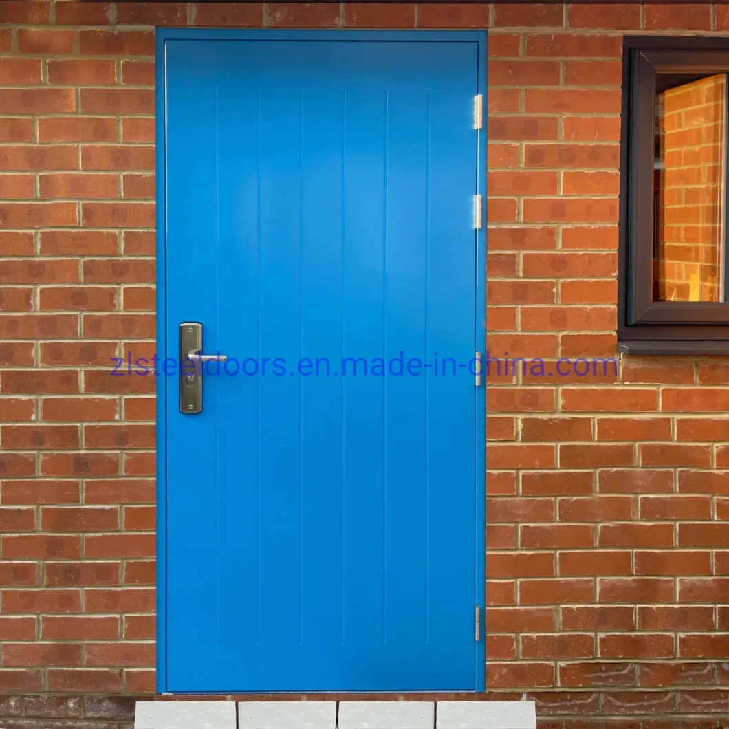 European Modern Style Heavy Duty Security Steel Front Doors Apartment Doors Swing Doors