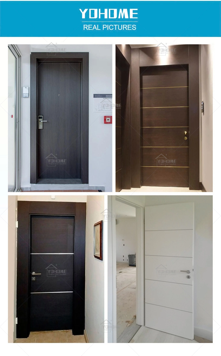 China Manufacturer Wood Soundproof Door for Hotel Room Internal Apartment Resistant Fireproof Door Fire Proof Door Interior Wooden Fire Rated Door
